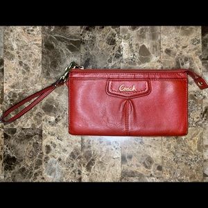 Red Coach wallet